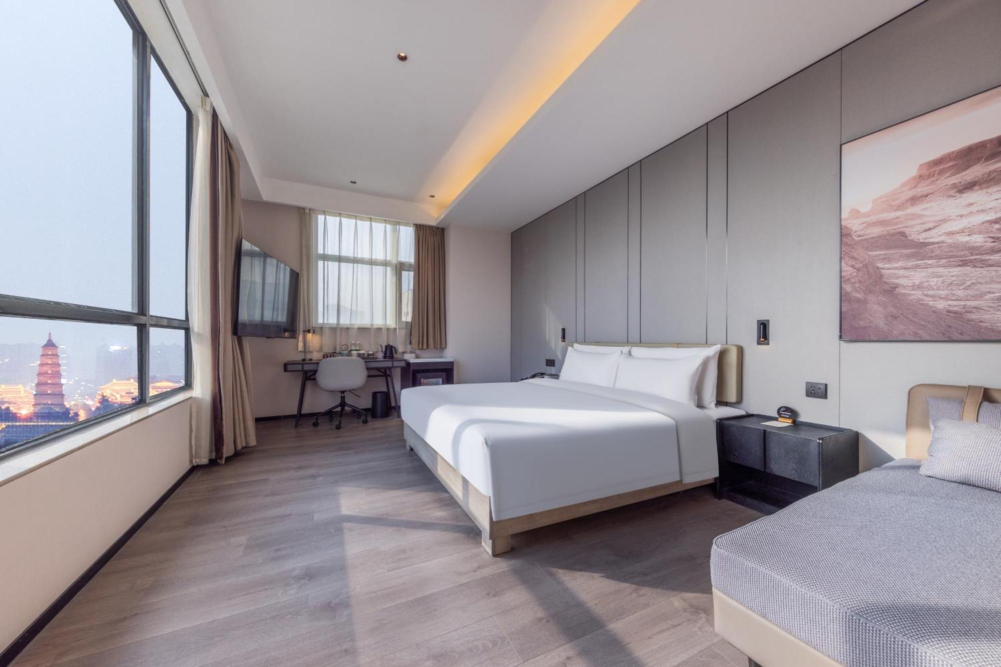 Atour Hotel Xian Greater Wild Goose Pagoda Bagian luar foto